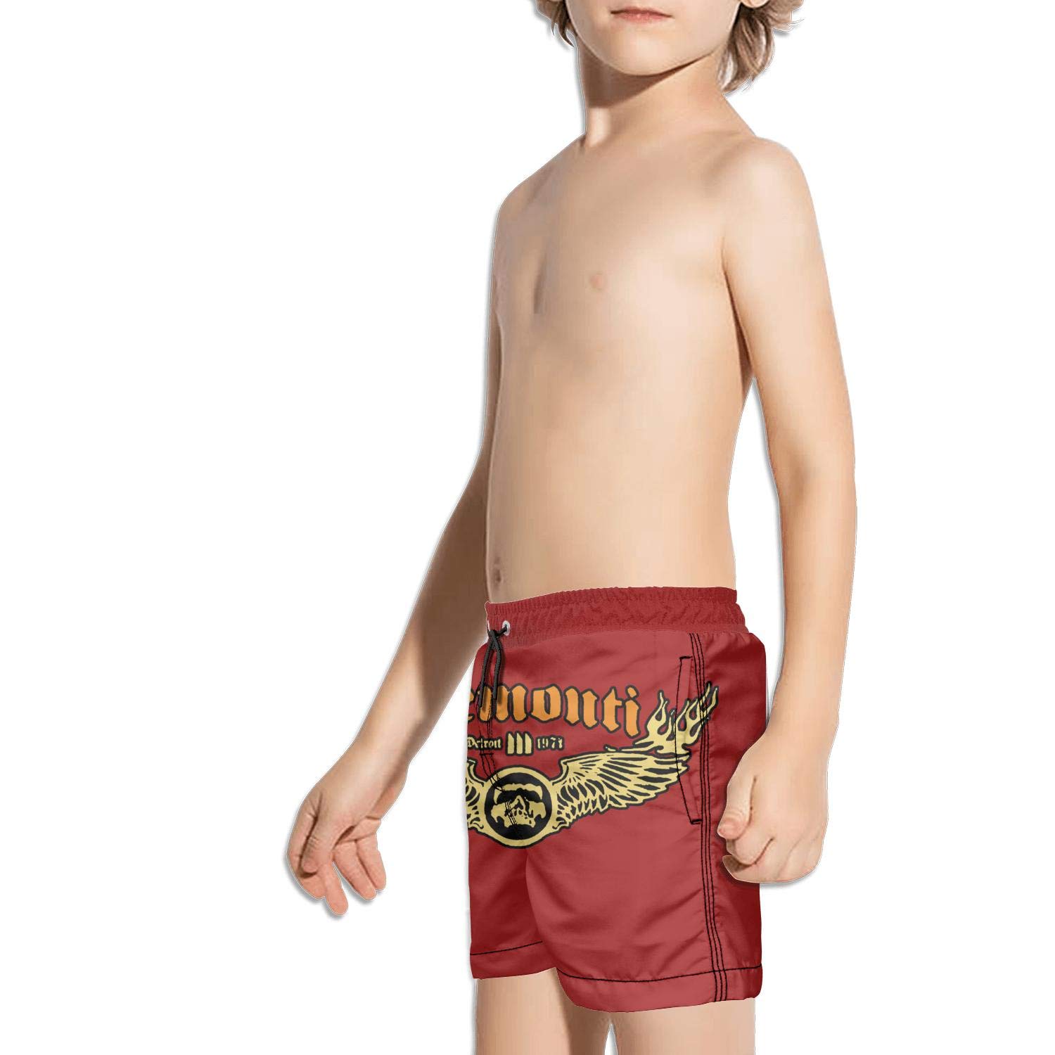 Board Shorts Kids Holiday Side Split Printed Swimming Trunks Quick Dry Shorts Foretadrenaline Com