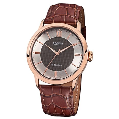 Handaufzug Herrenuhr 40mm Uhr Regent F815