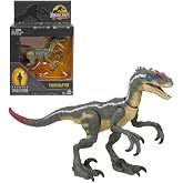 Mattel Jurassic World Jurassic Park III Hammond Collection Dinosaur Action Figure, Velociraptor Dino Toywith Articulation, 3.75 Inches Tall