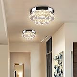 Cainjiazh Mini Chandelier LED Crystal Ceiling Light