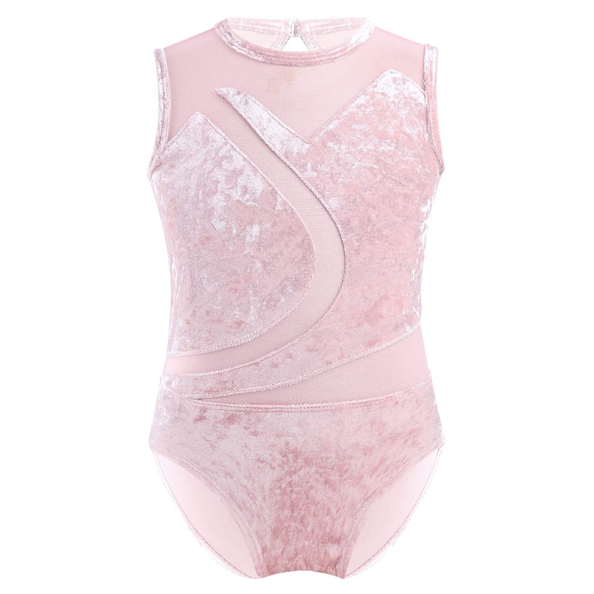 Body Morbido Poliestere Maglia Da Balletto Senza Maniche Per Bambina - Scollo Rotondo, Materiale Morbido, Ideale Per Danza, Ginnastica E Feste Body In Poliestere Morbido