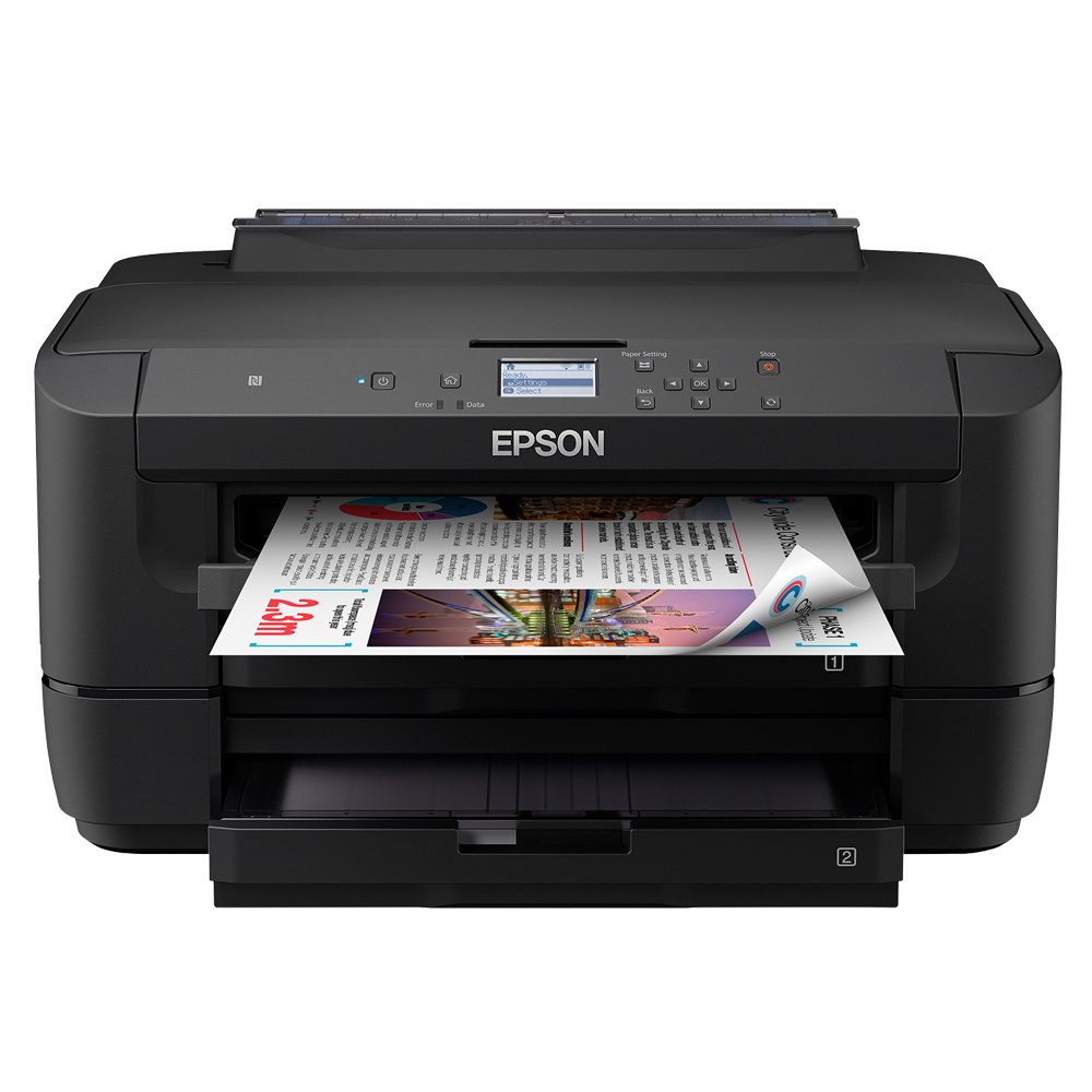 Epson WorkForce WF7210DTW A3 Printer With Two Trays, Amazon Dash