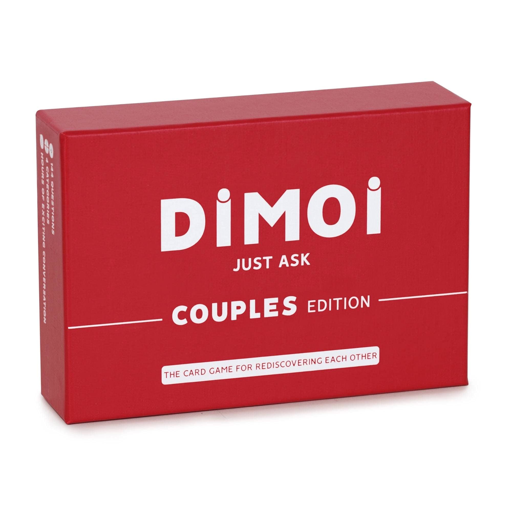 DIMOI Couples Game: 144 cards to spark great conversations and deepen the connexion between you - Couple Gift Idea for Valentine's Day