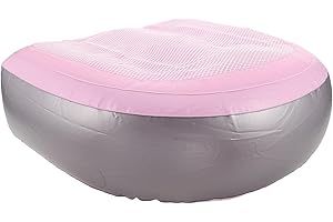 GLEAVI Hot Tub Booster Seat Weighted Inflatable Spa Bathtub Cushion with Non Slip Suction Cup 2 in 1 Water Filled Blow Up Air
