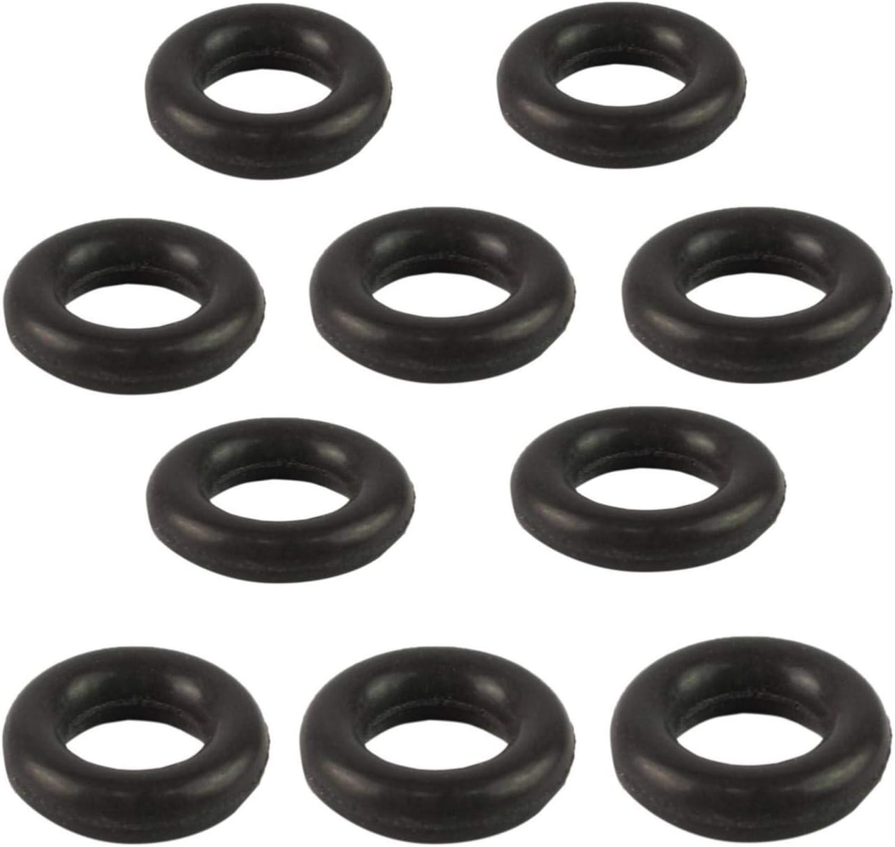 VIOJI 10pcs Engine Fuel Injector O-Ring Gaskets 13641437487 Compatible with BMW 128 320 323 325 328 330 525 528 530 545 550 645 650 745 750 X3 X5 Z3 Z4 N46 M54 N52 N62