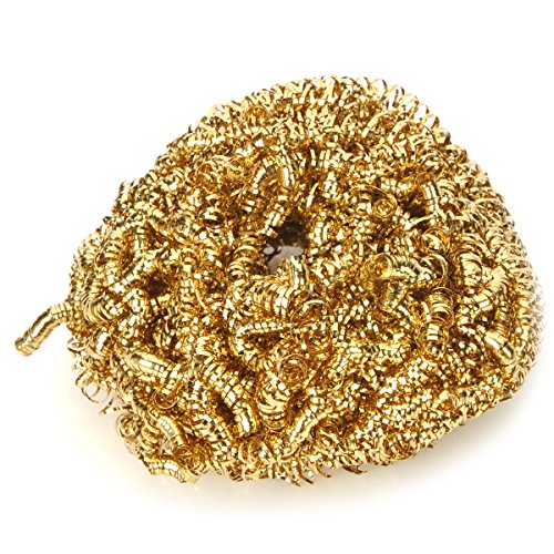 Soldering Iron Tip Cleaner Ball Steel AAA-1 - golden