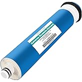 Metpure Reverse Osmosis Membrane Filter 50 GPD 11.75" x 1.75" Replacement Fits Under Sink RO Drinking Water Purifier System in RO Membrane Water Filter