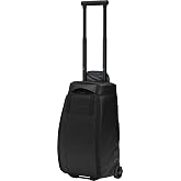 Db Journey The Hugger Roller Bag - Durable Rolling Duffle Bag with Wheels and Handle, Wheeled Luggage &amp; Travel Bag, Interior Pockets, Hook Up System, 40L - Black
