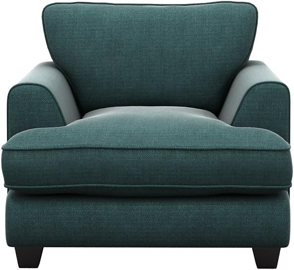 Cavendish Upholstery Cambridge Chair, Fabric, Ocean, 100x95x89 cm