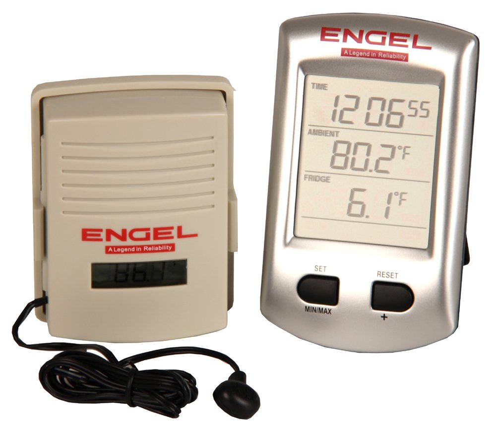 Engel Wireless Fridge Thermometer & Clock Amazon.in Garden & Outdoors