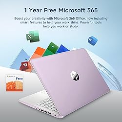 HP 14 Student-Laptop Back to School, Quad-Core