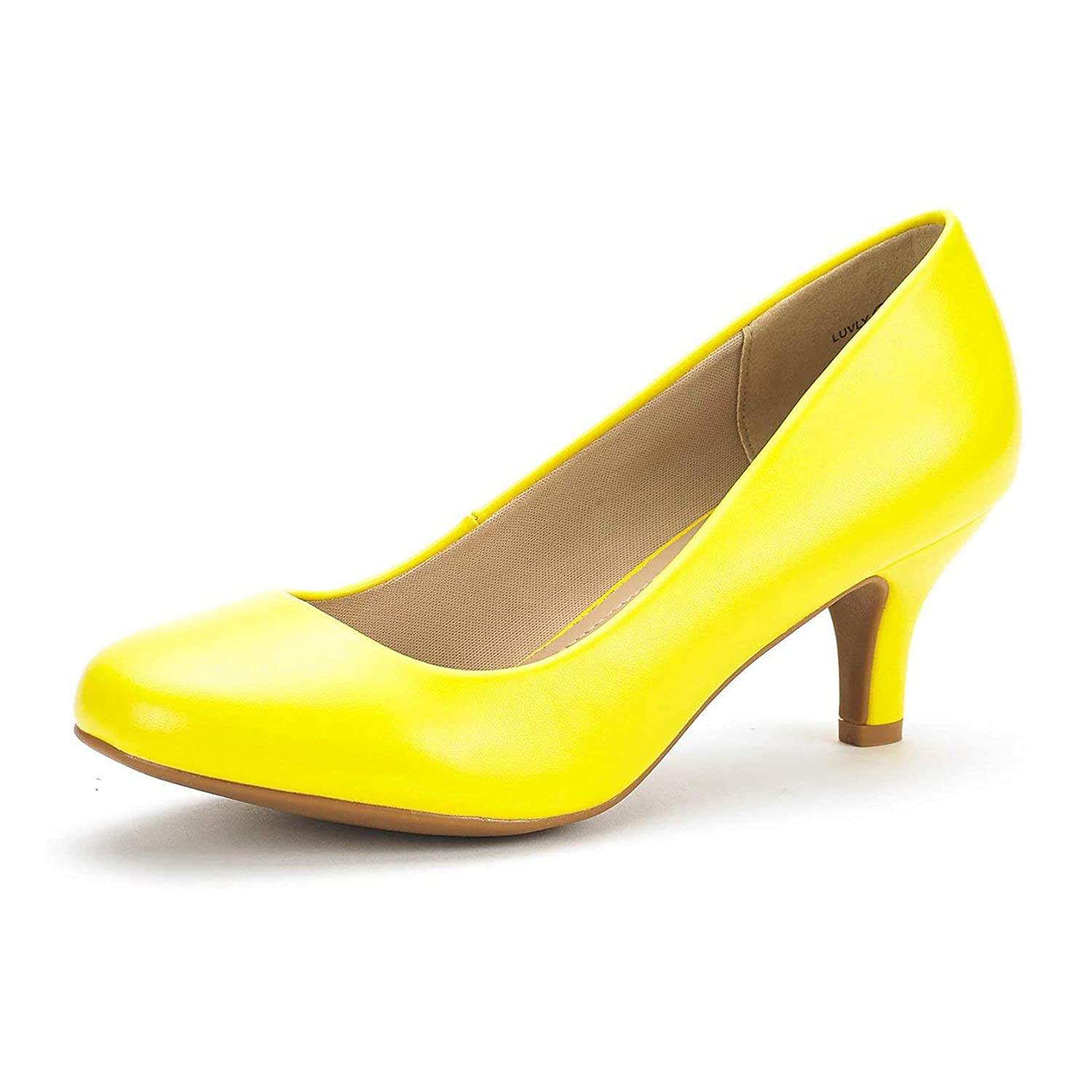DREAM PAIRS Women's Dress Comfortable Low Heel Pump