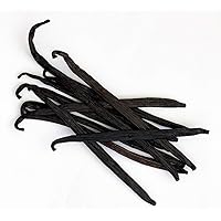 Vanilla Beans Grade A/B For Extract And Everything Vanilla 5"-7" by FITNCLEAN VANILLA| 10 Tahitian Vanilla Whole Natural…
