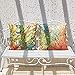 Anickal Set of 4 Farmhouse Pillow Covers Oil Painting Vivid Birds Stands on Trees Branch Decorative Throw Pillow Covers 18 x 18 Inch for Sofa Couch Decor