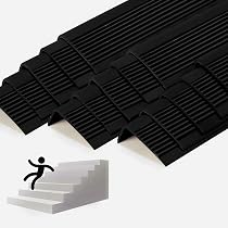 Anti-Slip Stair Nosing Strips - Peel & Stick Vinyl Edge Protector For Indoor & Outdoor Steps
