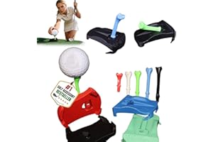 Stablegolf Mat Tee Base,Artificial Hinged V3 - Unbreakable Driving Range Platform with Adjustable Pre-Cut Tee Variety Packs S