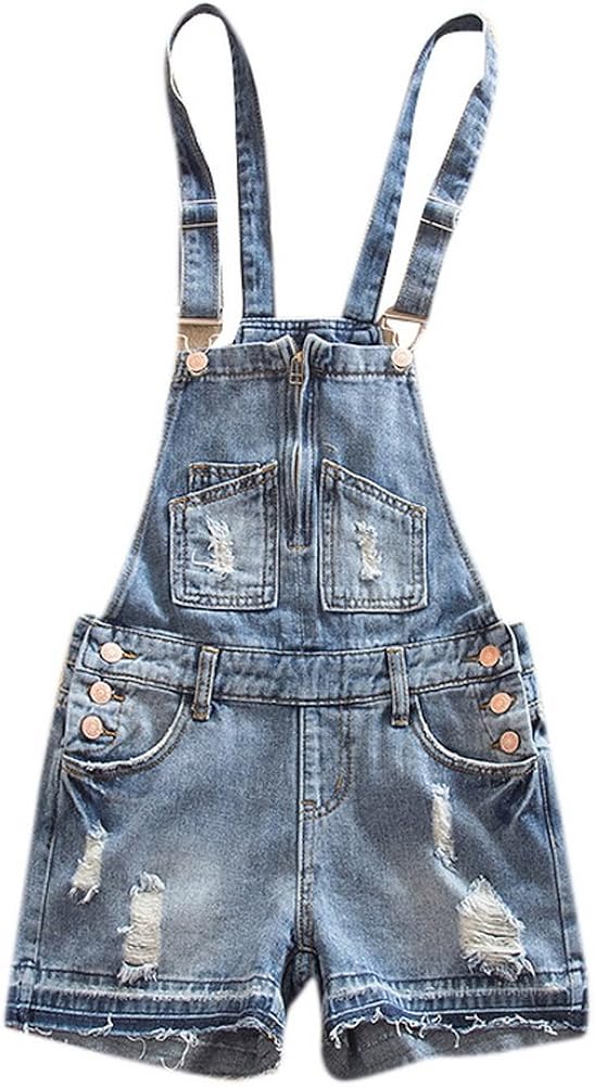 oversized short overalls