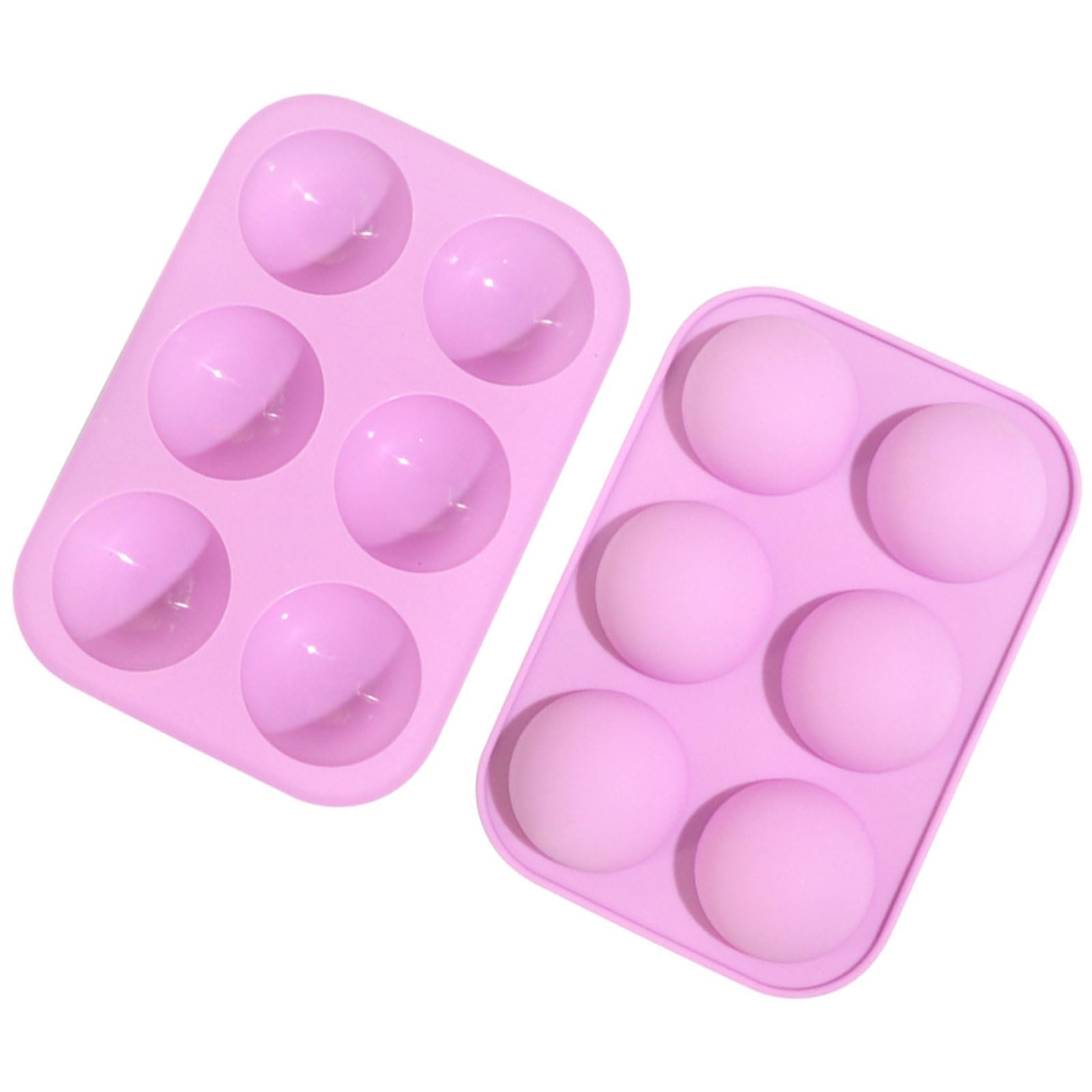 5cm Diameter Half Sphere Silicone Mould Large 6-Cavity, Chocolate Ball Mould Baking Mold, Silicone Mould for Making Cake, Jelly, Dome,Silicone Chocolate Mould,Chocolate Moulds,Sphere Mould