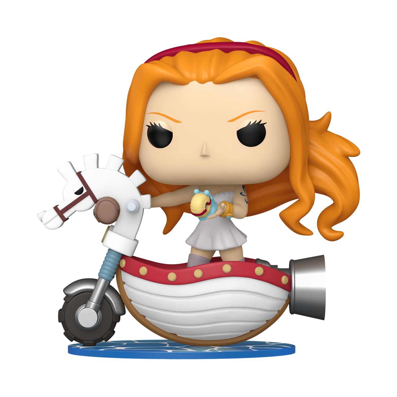 Funko Pop! Rides: One Piece - Rides Nami with White Hobby Horse (2025 Wondrous Convention Limited Edition) #128