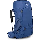 Osprey Rook 50L Men's Backpacking Backpack, Blue OS | hiking pack, camping gear, overnight trail pack, Blue color, OS size