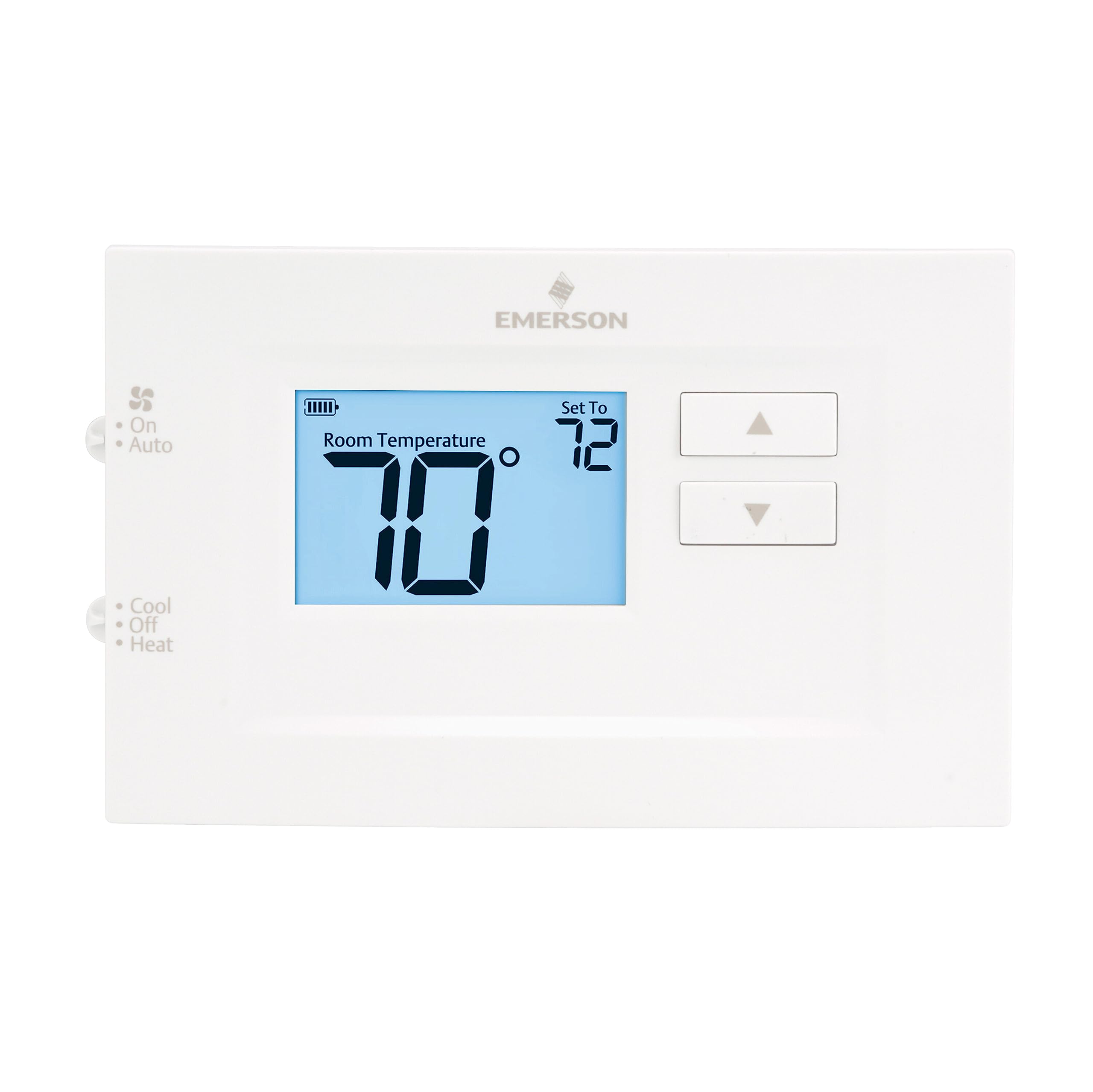 Photo 1 of 70 Series, Non-Programmable, Heat Pump (2H/1C) Thermostat White
