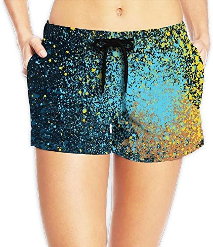 Spray Paint Creative Women's Adult Casual Fashion Swim Beach Shorts