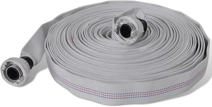 Manichetta PVC 20m Manichetta Antincendio In PVC 20 Metri - Diametro 2 Pollici, Colore Bianco Tubo Antincendio 20m - 5