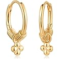 MYEARS Women Huggie Earrings Gold Hoop 14K Gold Filled Small Simple Handmade Hypoallergenic Everyday Jewelry