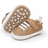 E-FAK Baby Shoes Boys Girls Infant Sneakers Non-Slip Rubber Sole Toddler Crib First Walker Shoes