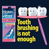 Piksters Interdental Brushes Size 0 10 pk with Connector Cap Gum Safe for Braces view 7