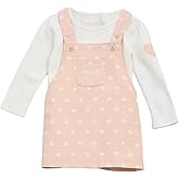 GUESS baby-girls Eco Long Sleeve Body Suit and Skirtall Set