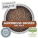 Alderwood Smoked Sea Salt - 8 oz. Glass Chef's Jar by San Francisco Salt Company
