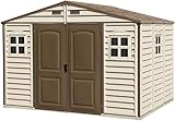 Duramax (30214-1) 10 x 8 Feet V2 Wood Side Vinyl Shed ...