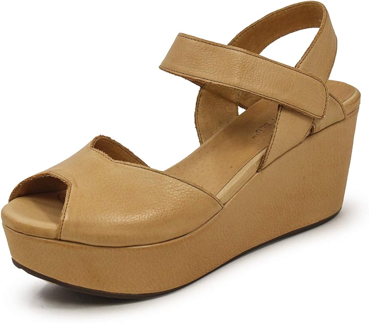 Amazon.com | Chocolat Blu Warford Wedge - Adjustable Platform Sandal - Suede/Leather Womenâs 