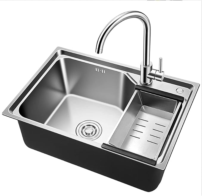 Undermount Kitchen Sink, Kitchen Sink Faucet Combo 9 Inch Deep Sink