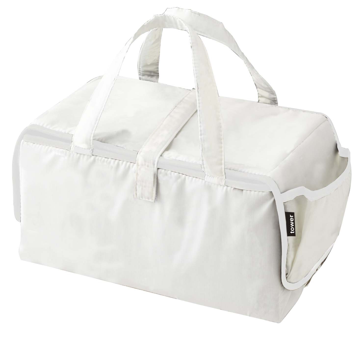 YAMAZAKI home Tower 2-in-1 Ironing Mat and Bag WH Space saving One Size White
