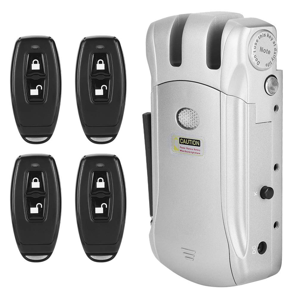 Electronic Lock, Remote Control Lock, Invisible Keyless Wireless Remote