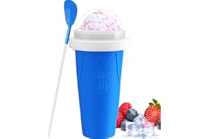 RAUMAXE Slushy Maker Cup, Slushy Cup Maker Ice Cup Frozen Magic Squeeze Cup Slushie Cup Tik Tok Cooling Maker Cup Freeze Mug Silicone Milkshake Smoothie Mug