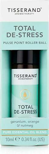 Tisserand Total De-Stress Pulse Point Roller Ball 10ml Essential Oils
