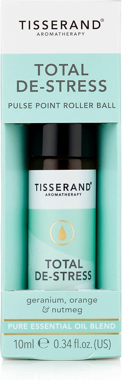 Tisserand Total De-Stress Pulse Point Roller Ball 10ml Essential Oils