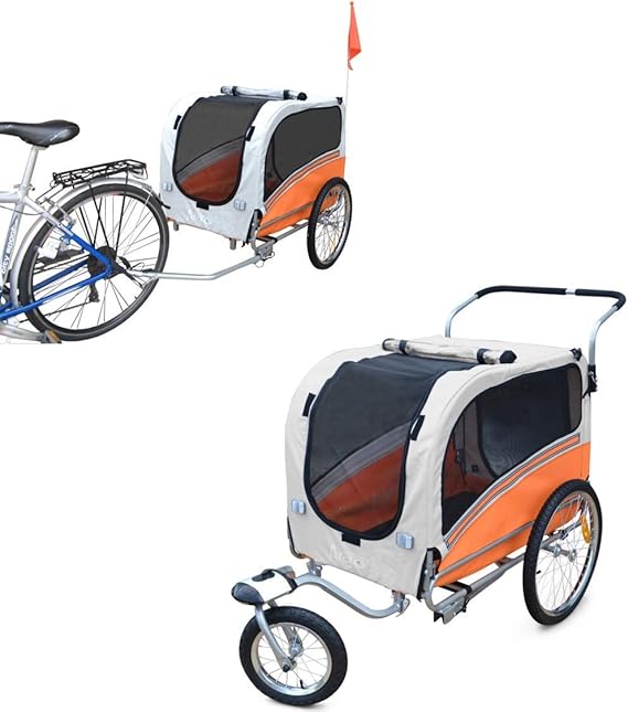 Papilioshop Argo Remolque Bici y Silla de Paseo para Perro Mascota ...