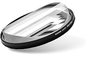 KOGJAERS Camera Prism 67mm Linear Glass Fractal Filter Creative Photography Repeat Image Lens Filter