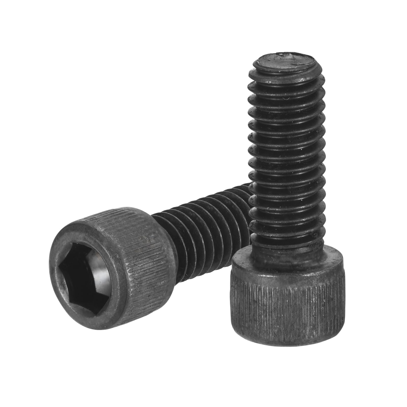 uxcell Hex Socket Bolts (3/8"-16x1"), Grade 12.9 Carbon Steel Hexagon Socket Drive Screws, Black, 10 Pcs — image 1