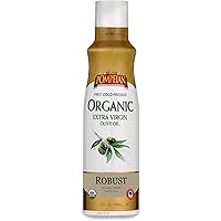 Pompeian USDA Certified Organic Extra Virgin Olive Oil Non-Stick Cooking Spray, Full-Bodied Flavor, Perfect for Salads and Pa