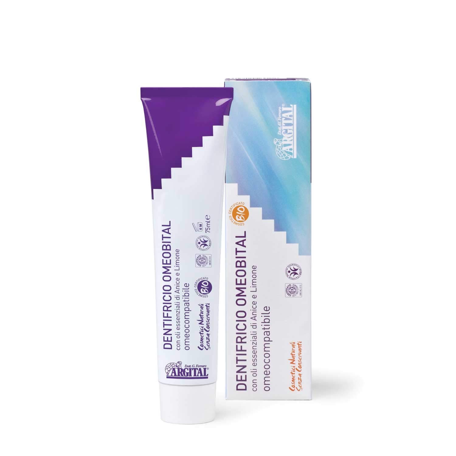 Argital Omeobital"Dentifricio" Toothpaste, 70 ml