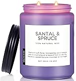 M&SENSE Santal Spruce Soy Candles for Home