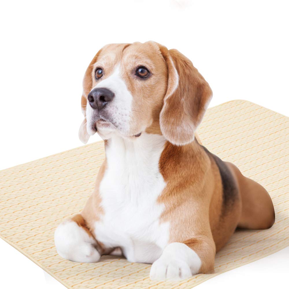 Waterproof Bed Pad Washable & Reusable Underpads 4 Layer Incontinence Mattress Protector 100% Cotton Surface for Children Adults and Pets by YOOFOSS : Baby