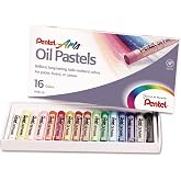 Pentel Arts Oil Pastels, 16 Color Set (PHN-16)