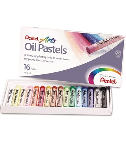 Pastels à l'huile Crayola, couleurs assorties, paquet de 16