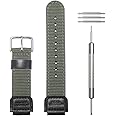 18mm Nylon strap Compatible with Casio AE1200WH SGW-300H SGW-400H AQ-S810W A158WA Replacement band Wristband